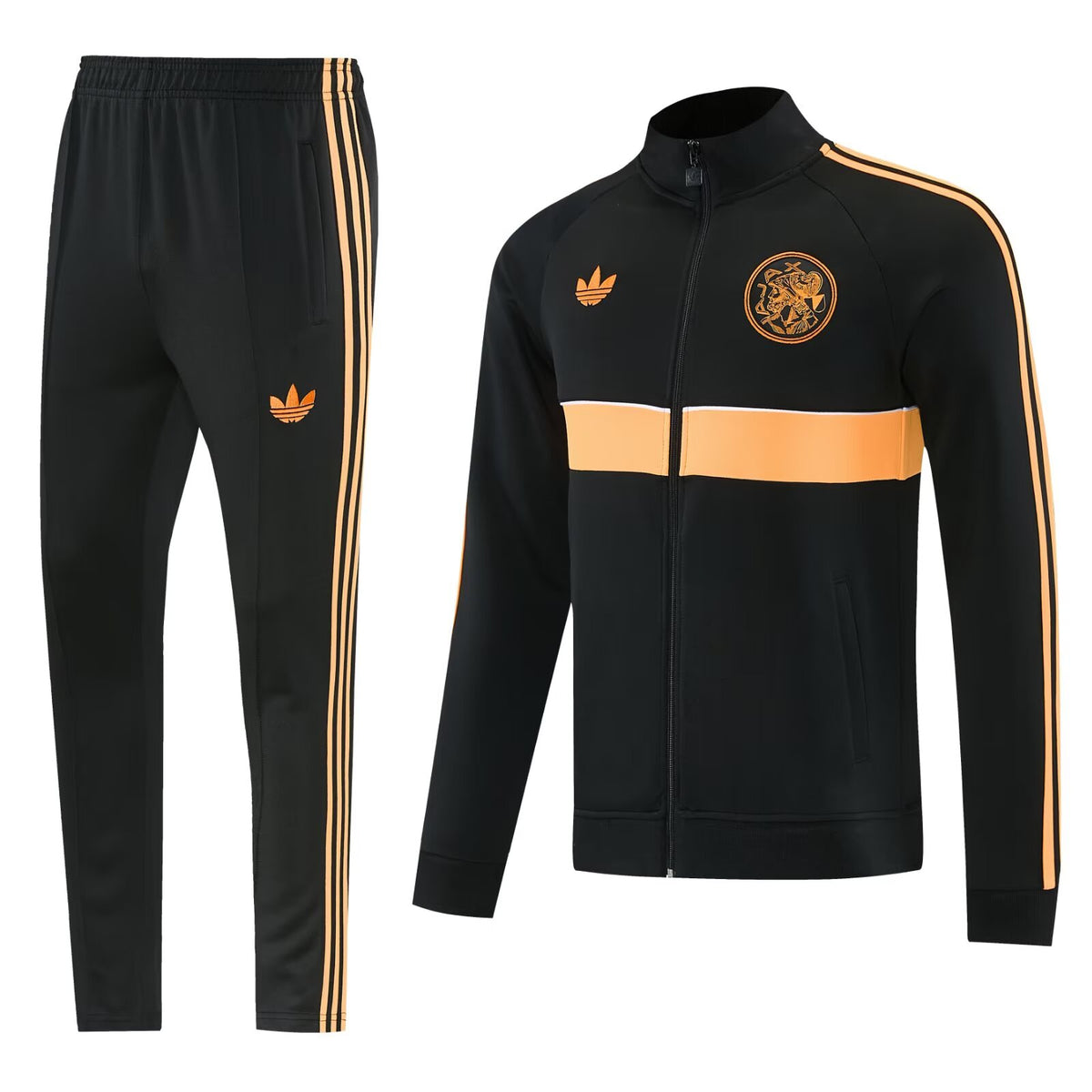 adidas Ajax Tracksuit - Black/Orange