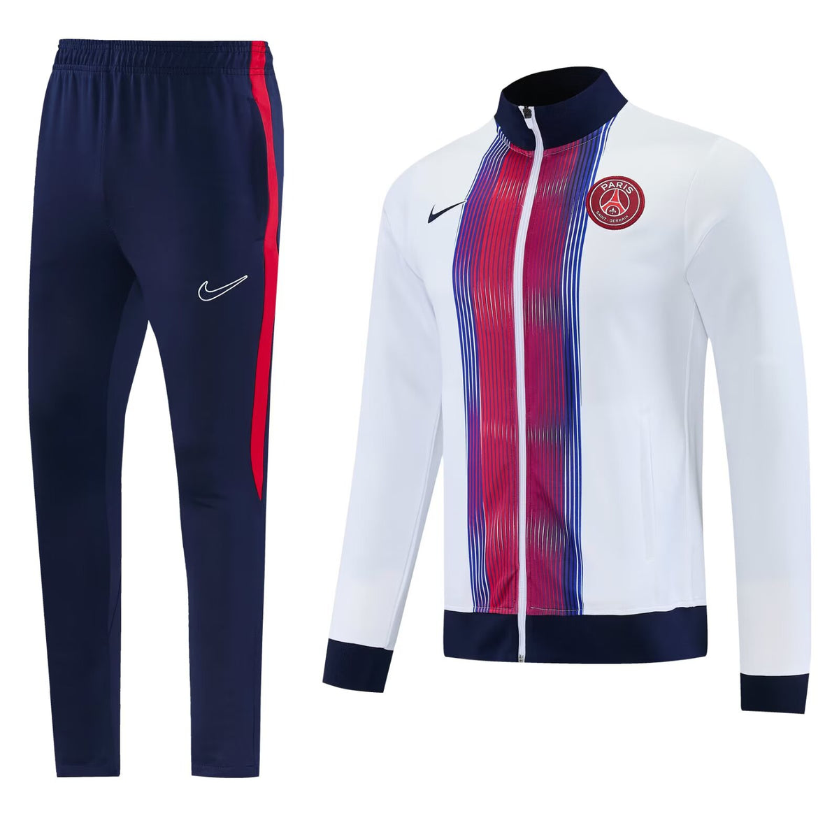 Nike Paris Saint-Germain Tracksuit - White/Navy/Red