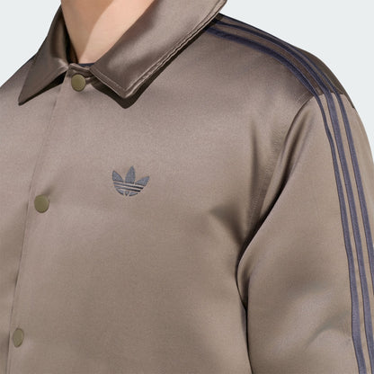 3 Stripes Satin Padded Jacket