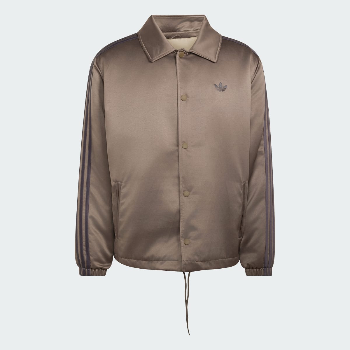3 Stripes Satin Padded Jacket
