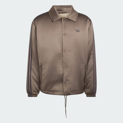 3 Stripes Satin Padded Jacket