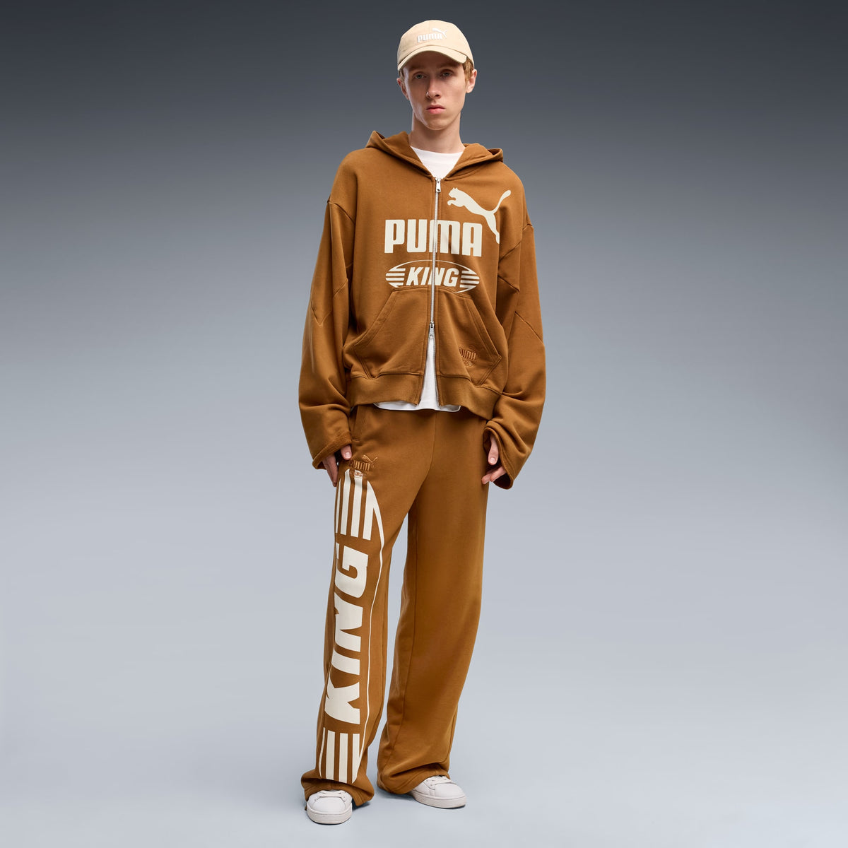 KING Men's Oversized Zip-Up Jacket