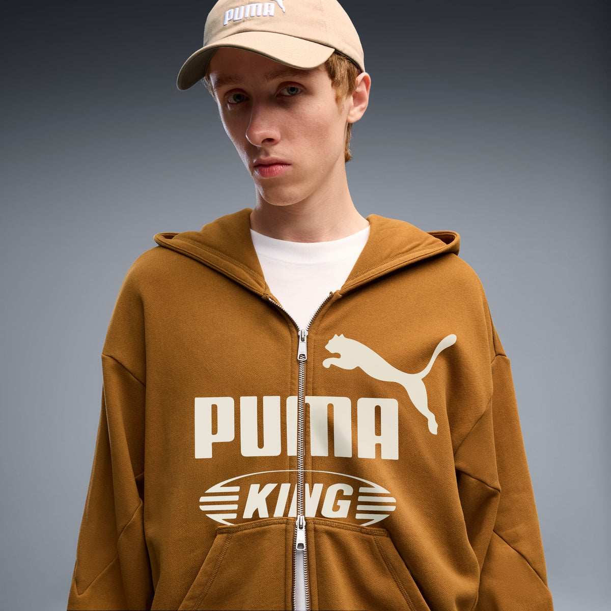 KING Men's Oversized Zip-Up Jacket