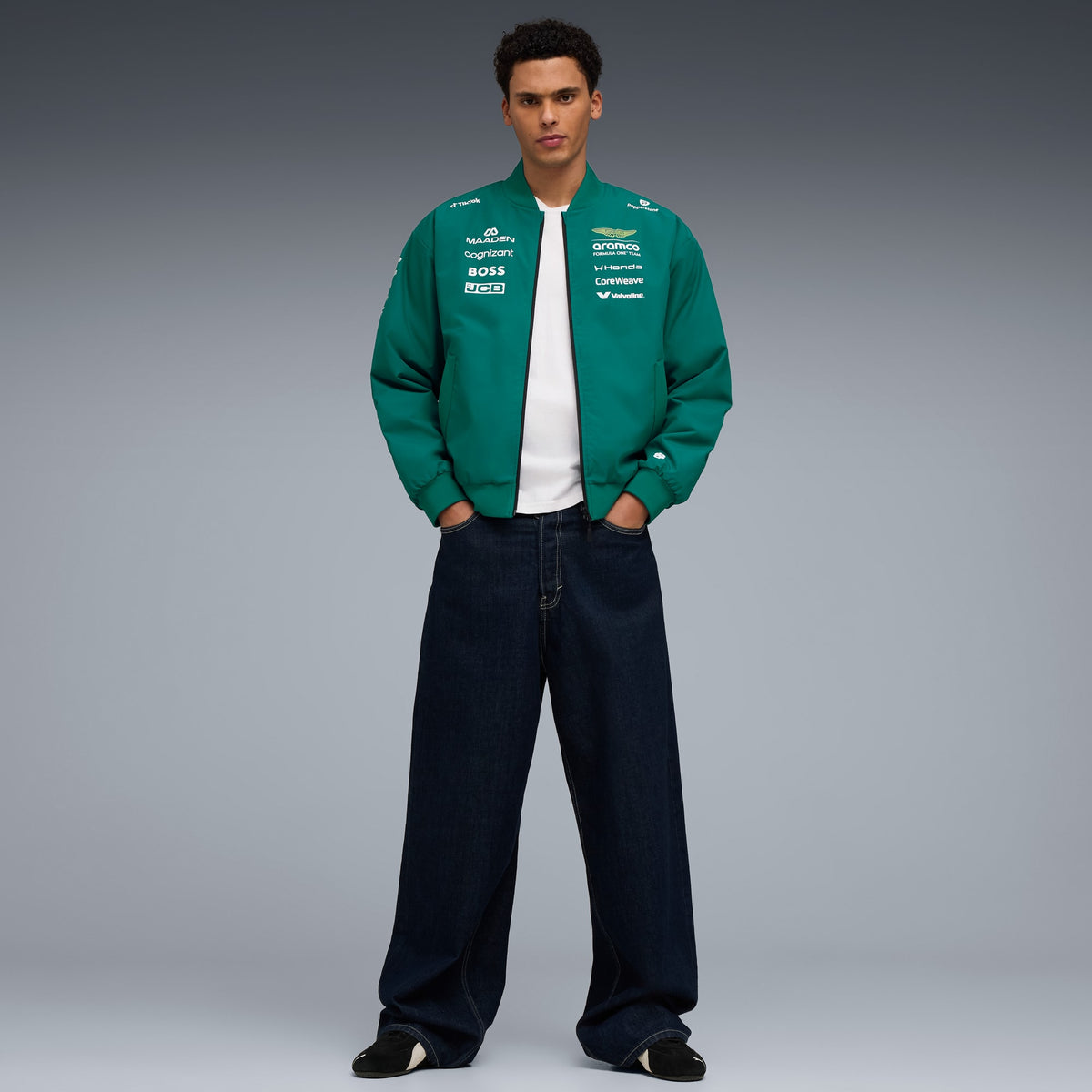 PUMA x ASTON MARTIN ARAMCO F1® TEAM Men's Replica Bomber Jacket