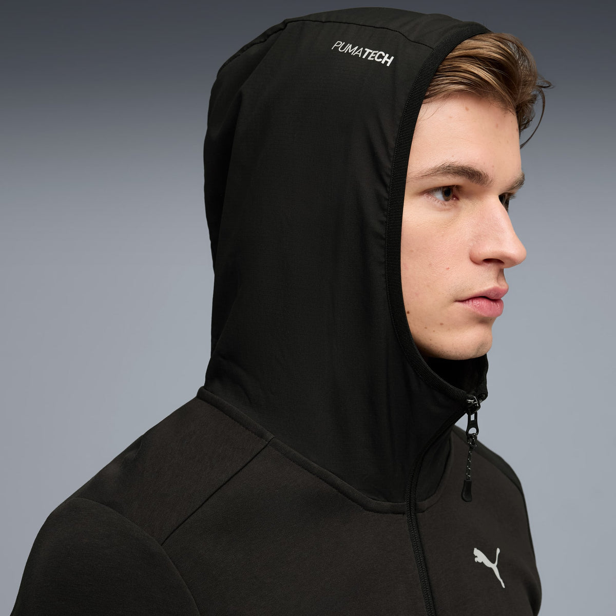 PUMATECH Men's Zip-Up Hoodie