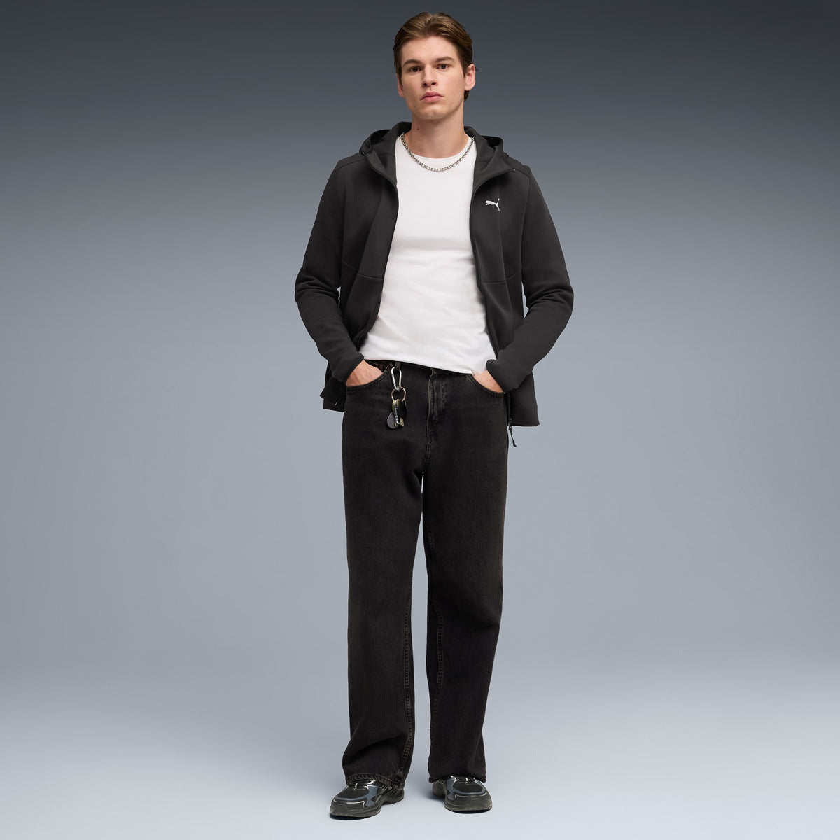 PUMATECH Men's Zip-Up Hoodie