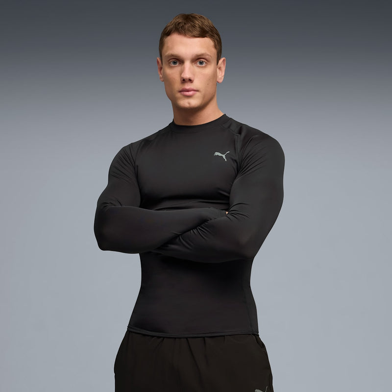 PWRMODE Training Men's Base Layer Long Sleeve Tee - PUMA Black