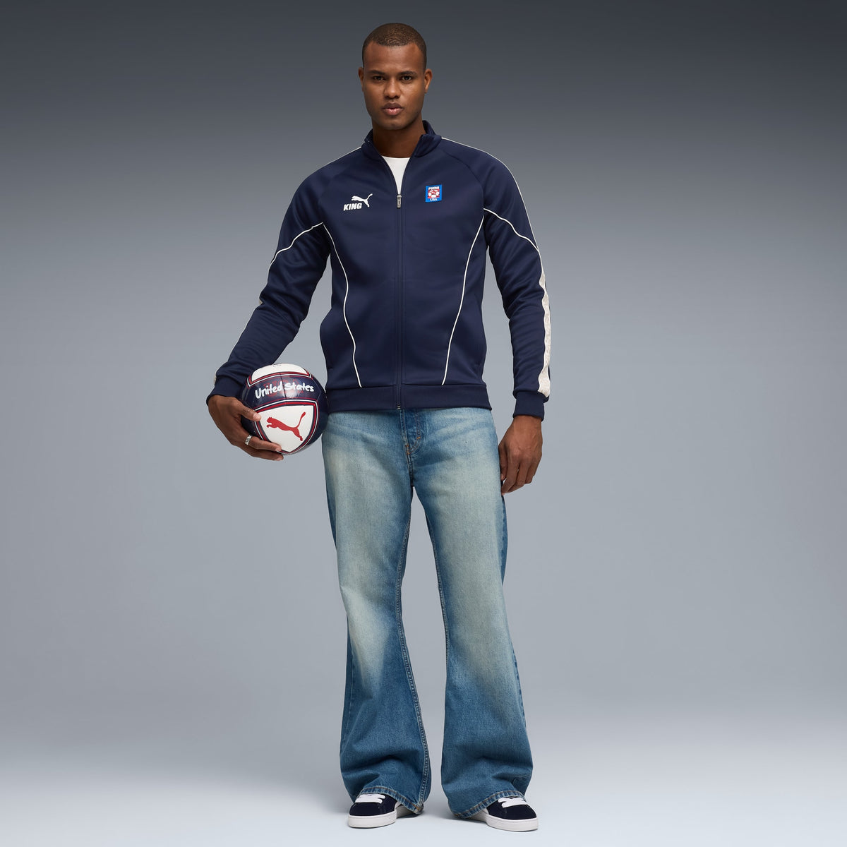 USA KING Soccer Fanwear Men's Track Jacket