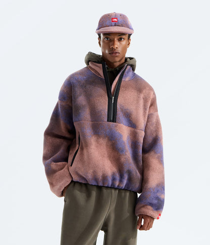 Unisex TNF™ Red Box Printed ½-Zip Fleece