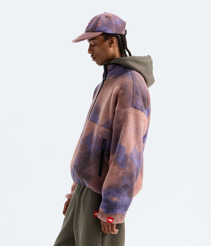 Unisex TNF™ Red Box Printed ½-Zip Fleece