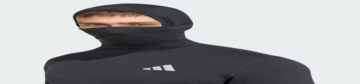 adi365 Running Essentials Winterized Long Sleeve Hooded Track Top