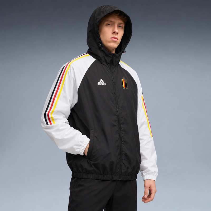 fd-gen corta-vento-belgica-24-25-preto-e-branco tres-quartos