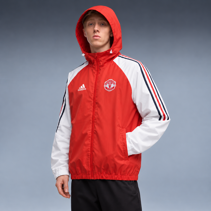 fd-gen corta-vento-manchester-united-24-25-branco-e-vermelho tres-quartos