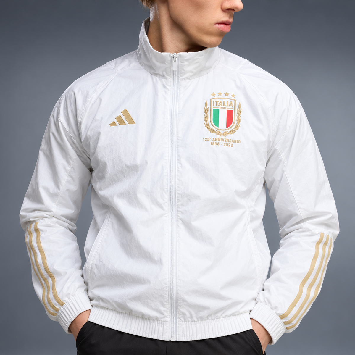 fd-gen jacket-italia-125th-anniversary detalhe-peito