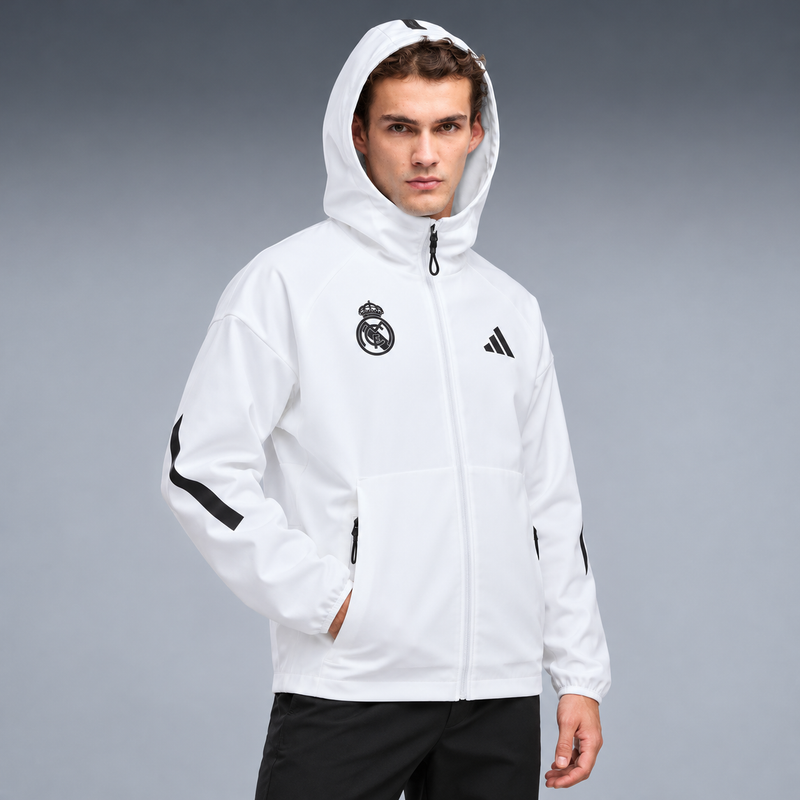 fd-gen jacket-real-madrid-urban-full-zip tres-quartos