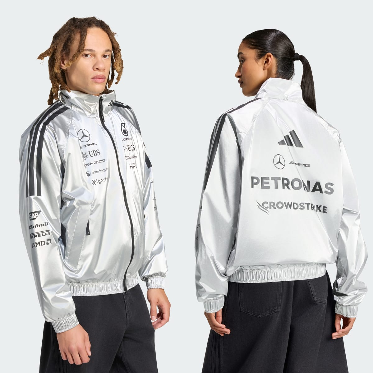 Mercedes - Amg Petronas Formula 1 Team Silver Jacket