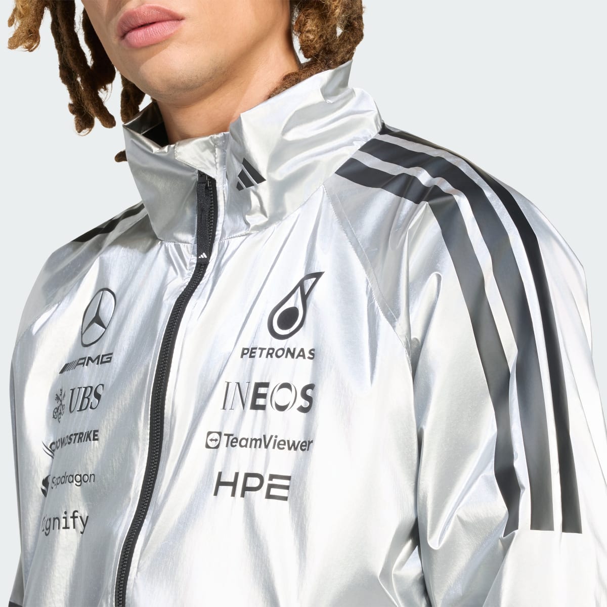 Mercedes - Amg Petronas Formula 1 Team Silver Jacket