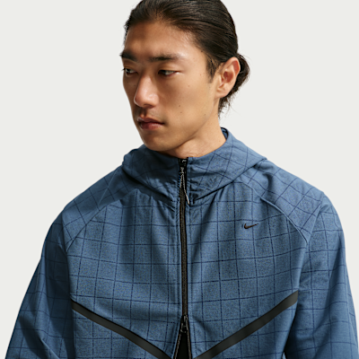 Nike Tech  Men's Loose Dri-FIT Shori Knit Full-Zip All-Over-Print Jacket