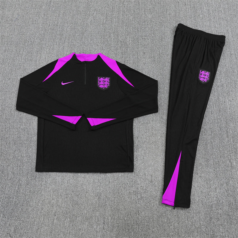 Training Suit England 25/26 Black - Winter