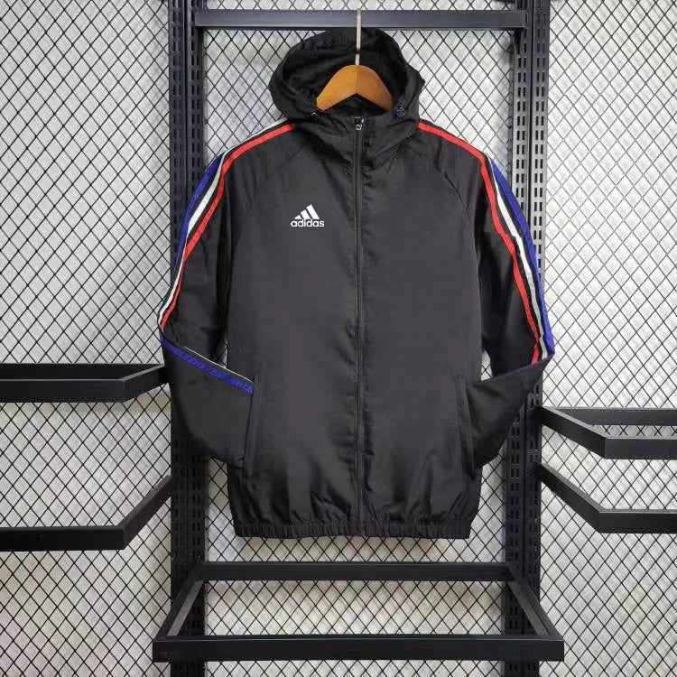 Windbreaker Adidas 24/25 - Preto e Vermelho