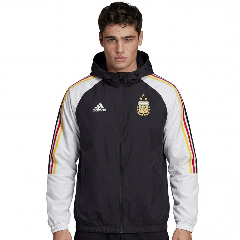 Windbreaker Argentina 24/25 - Preto e Branco