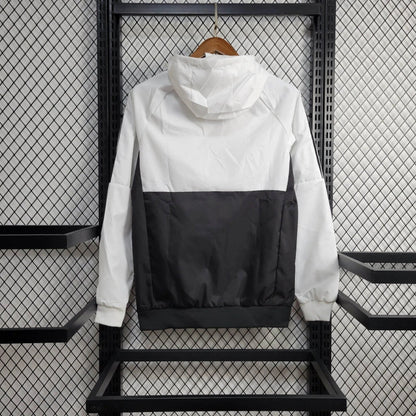 Windbreaker Bélgica 24/25 - Branco e Preto
