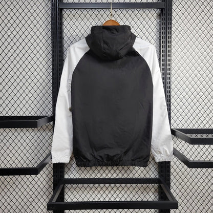 Windbreaker Bélgica 24/25 - Preto e Branco