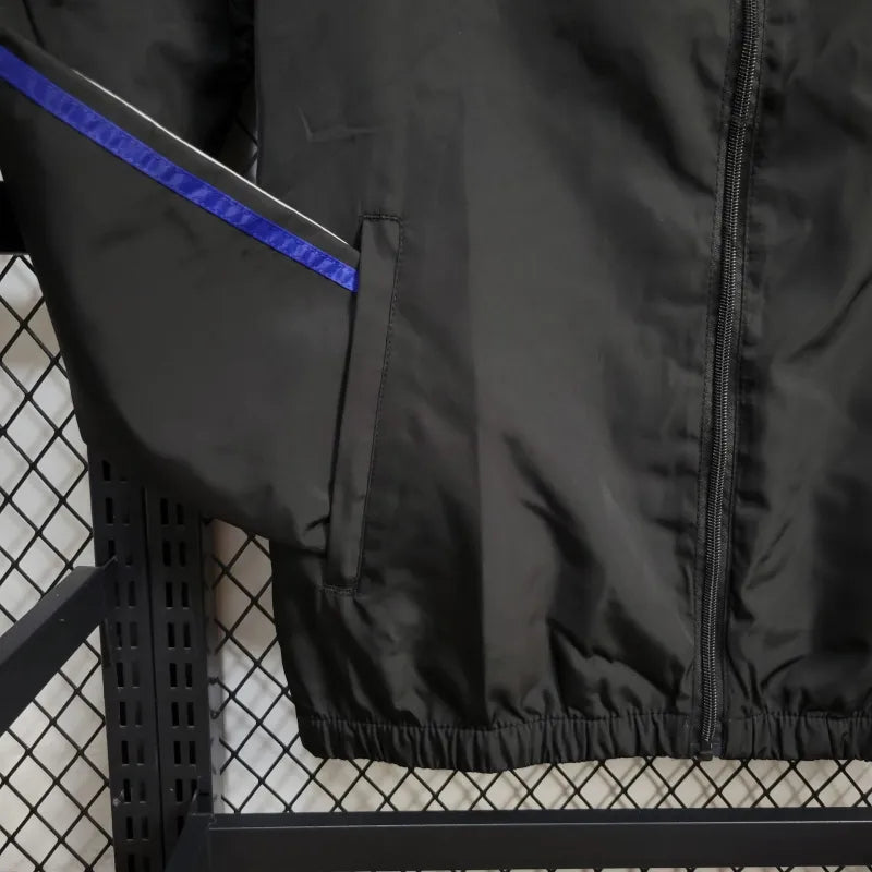 Windbreaker Bélgica 24/25 - Preto e Vermelho