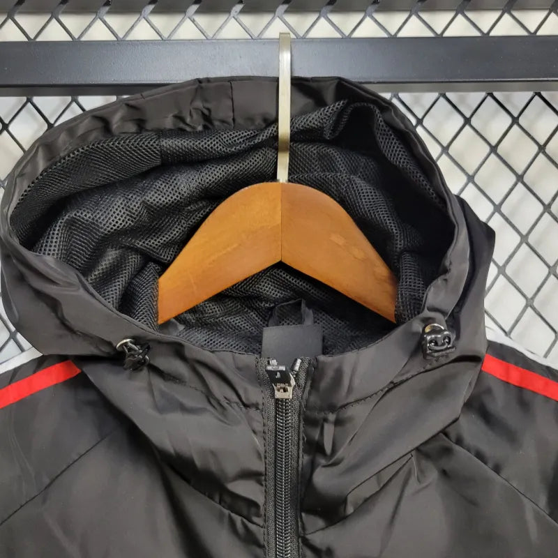 Windbreaker Bélgica 24/25 - Preto e Vermelho