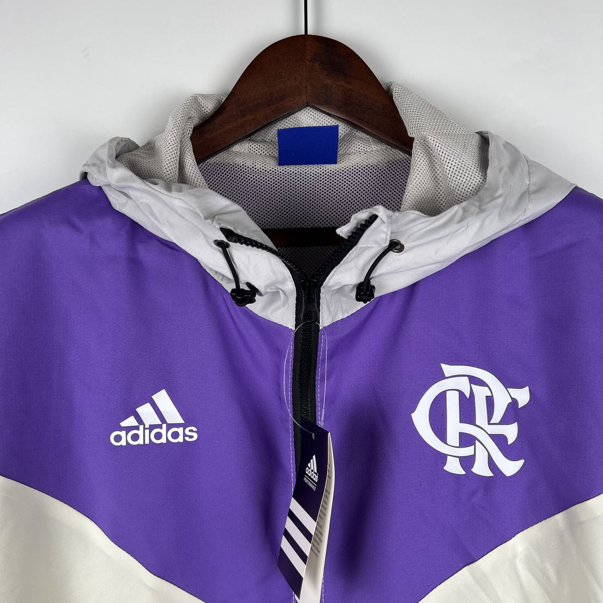 Windbreaker Flamengo - Roxo e Branco