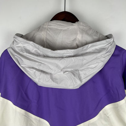 Windbreaker Flamengo - Roxo e Branco