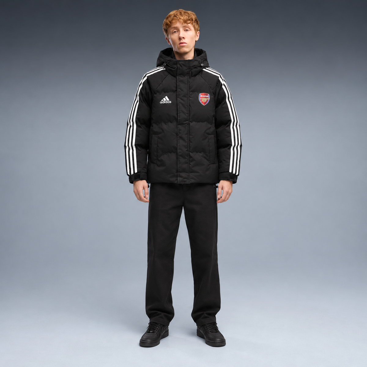 fd-gen yp-adidas-arsenal-hooded-puffer-jacket-97206--black frente