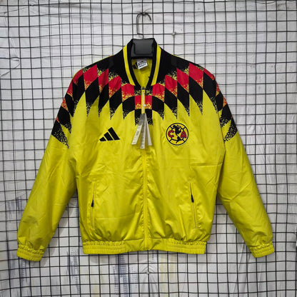 adidas Club América Windbreaker - Yellow/Black/Red