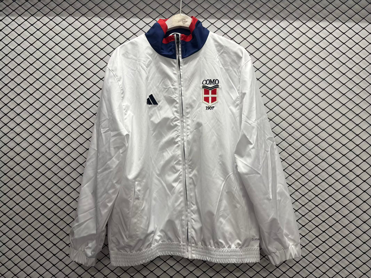 adidas Como Windbreaker - White/Navy/Red