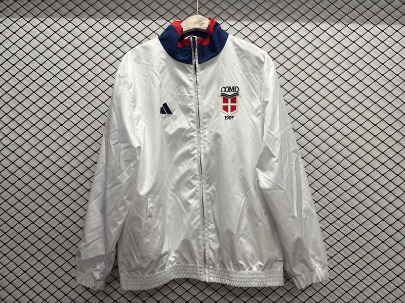 adidas Como Windbreaker - White/Navy/Red