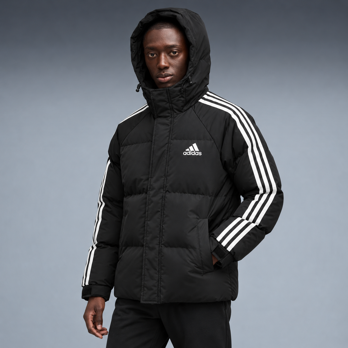 fd-gen yp-adidas-hooded-puffer-jacket-97214--black tres-quartos