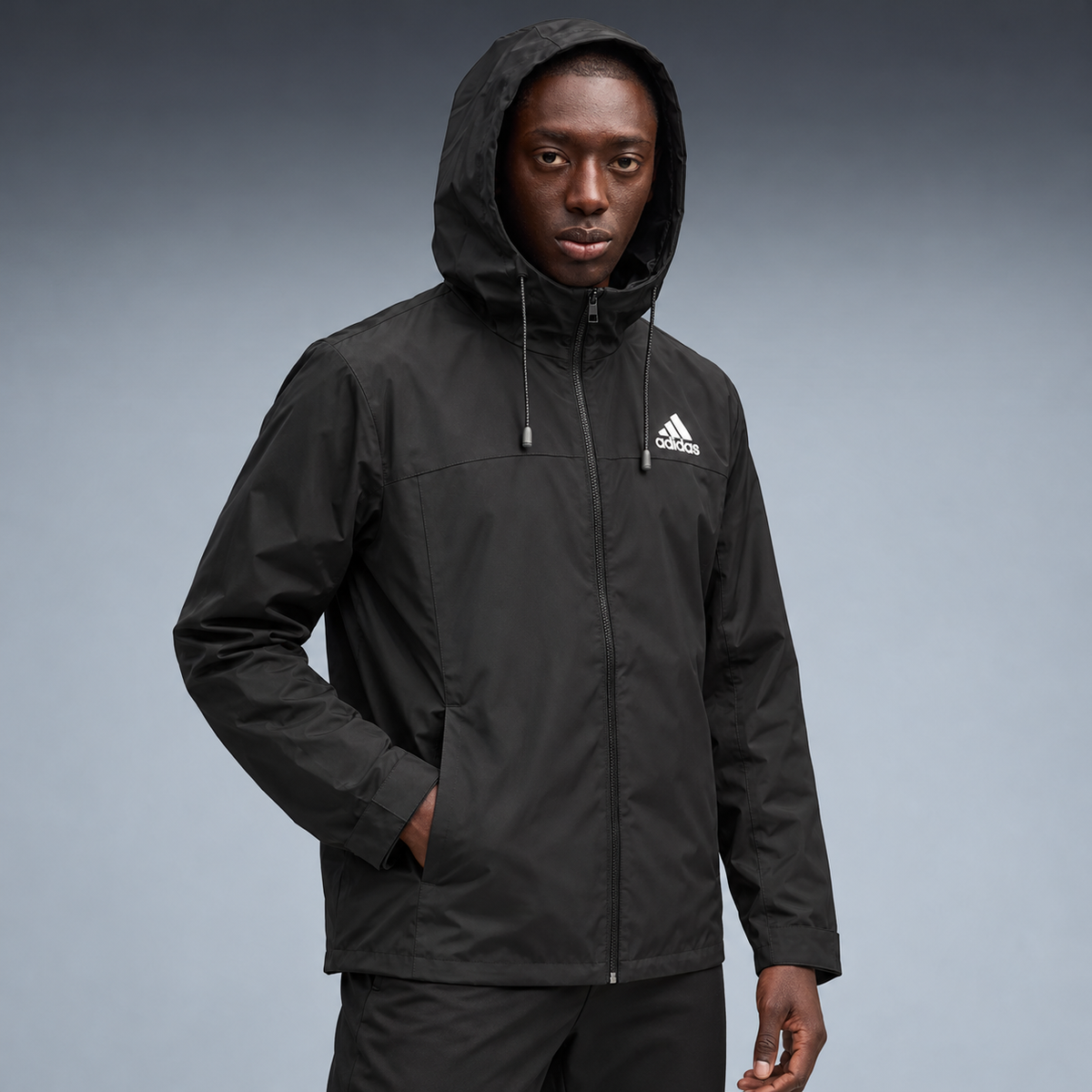 fd-gen yp-adidas-hooded-windbreaker-50898--black tres-quartos