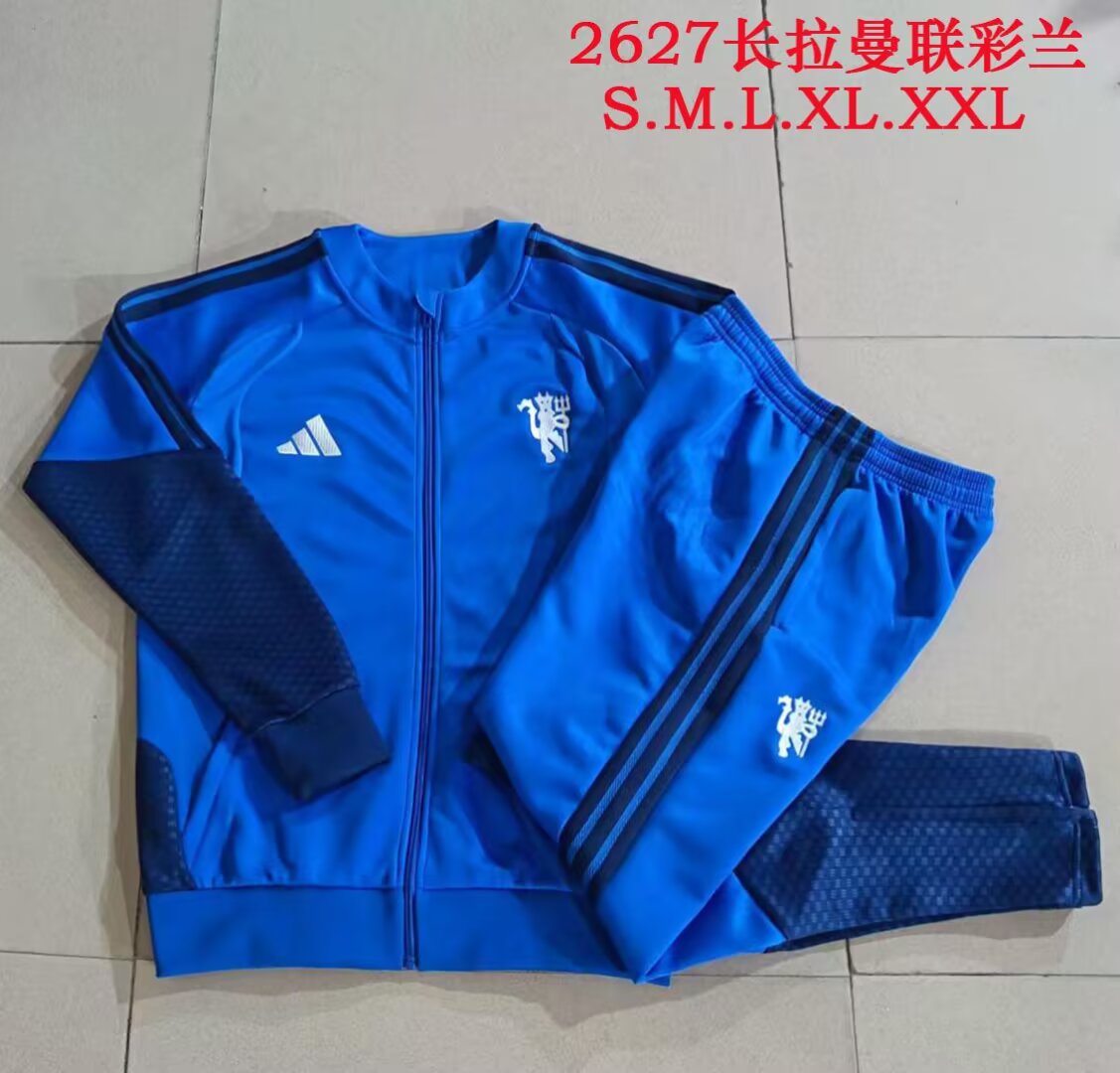 adidas Manchester United Tracksuit 26/27 - Blue