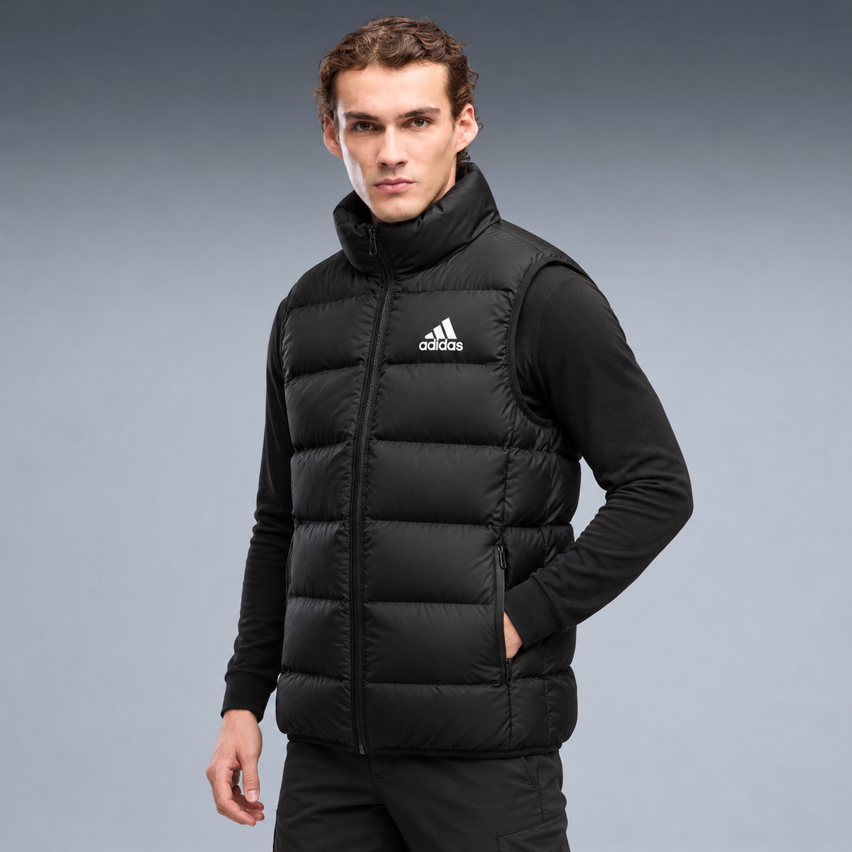 fd-gen yp-adidas-puffer-vest-black-99363 tres-quartos