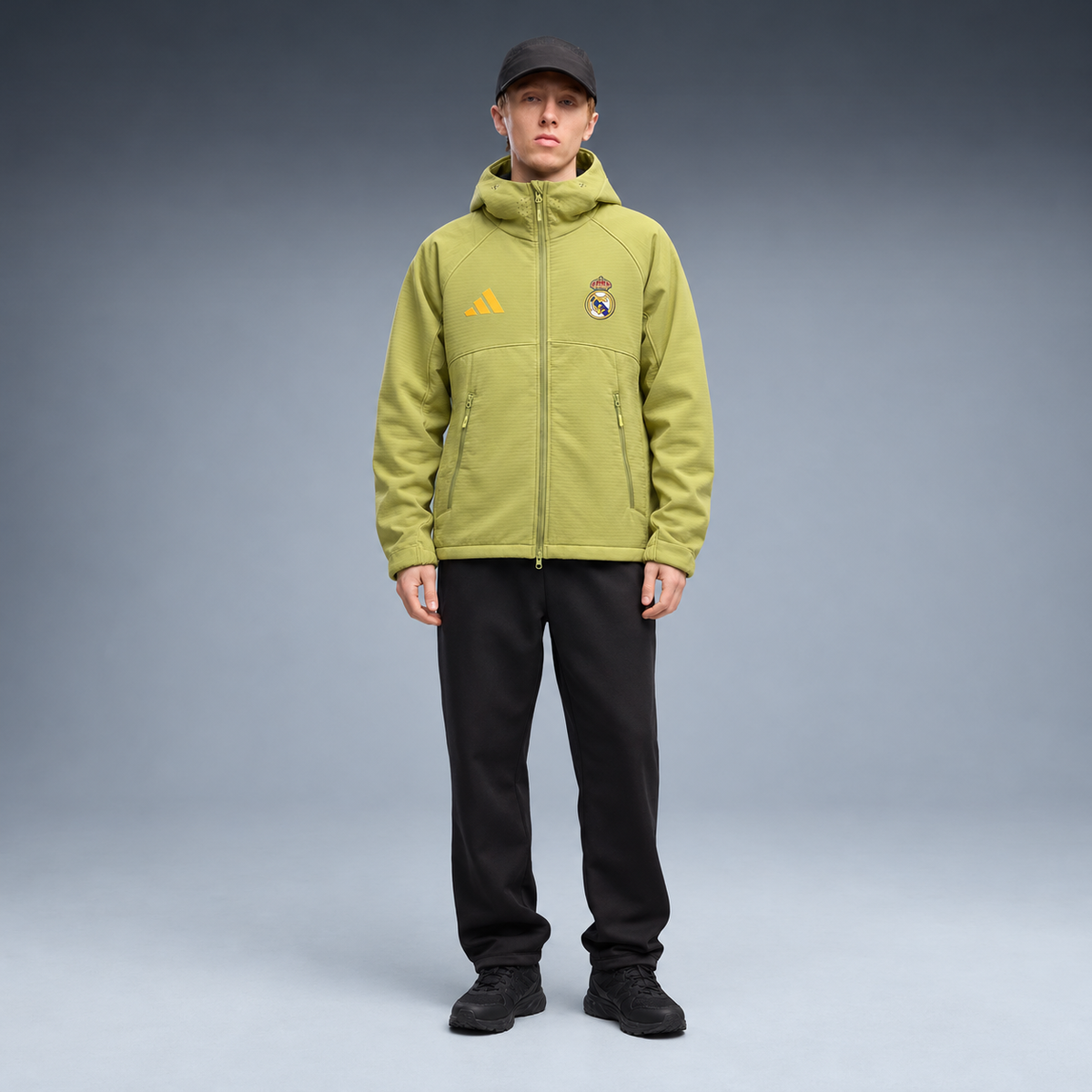 fd-gen yp-adidas-real-madrid-softshell-jacket-89566--olive-green frente