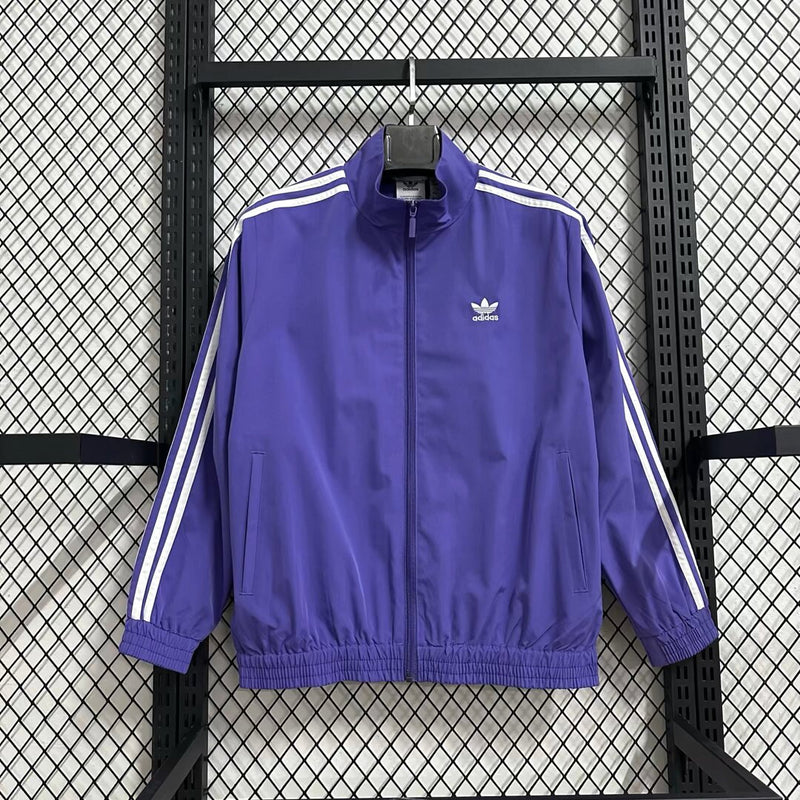 adidas Windbreaker - Purple/White