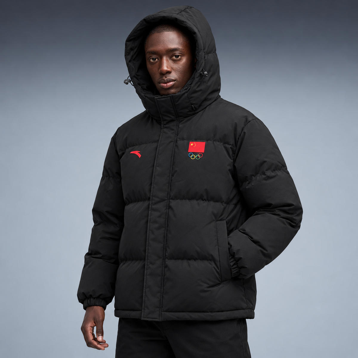 fd-gen yp-anta-china-hooded-puffer-jacket-93609--black tres-quartos
