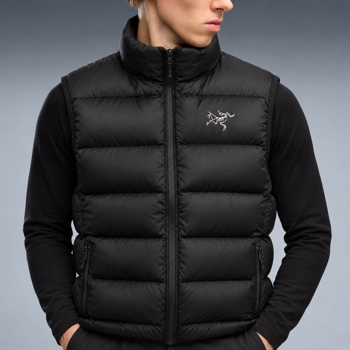 fd-gen yp-arc-teryx-puffer-vest-black-67687 detalhe-peito