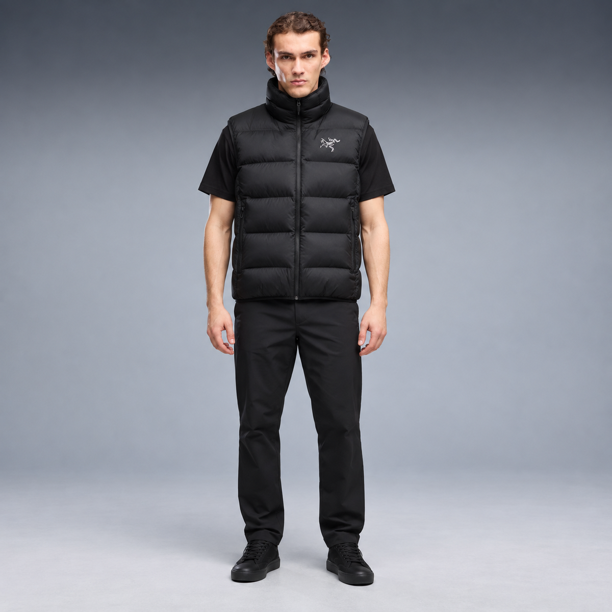 fd-gen yp-arc-teryx-puffer-vest-black-67687 frente