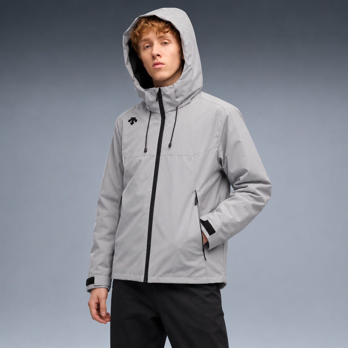 fd-gen yp-descente-insulated-hooded-jacket-69167--light-grey tres-quartos