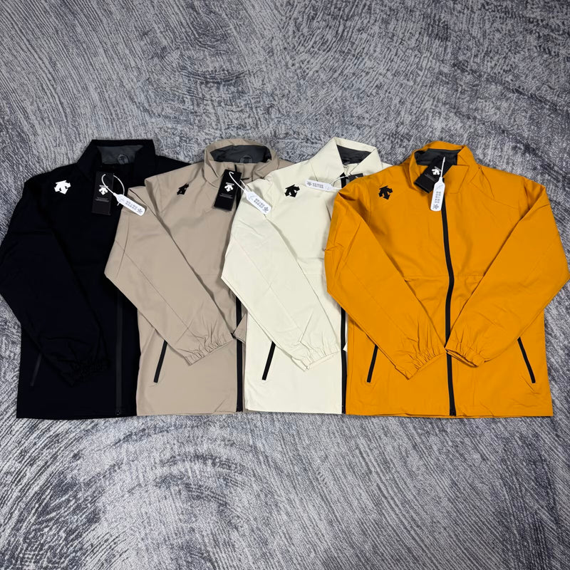 Descente Windbreaker - Black/Beige/Orange