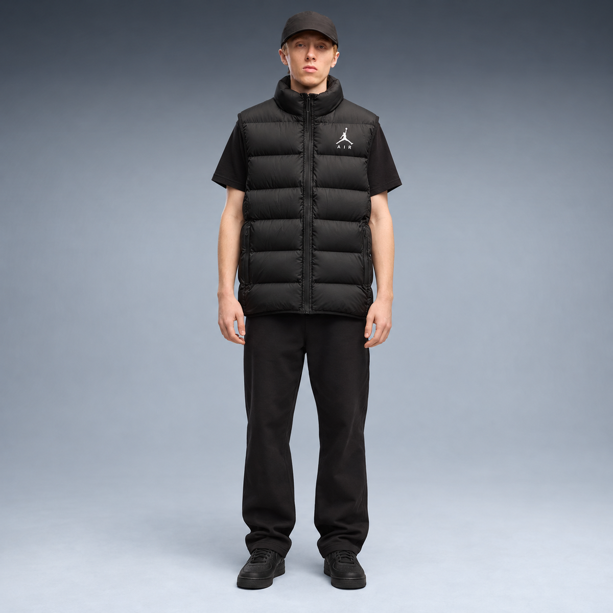 fd-gen yp-jordan-air-puffer-vest-black-50120 frente