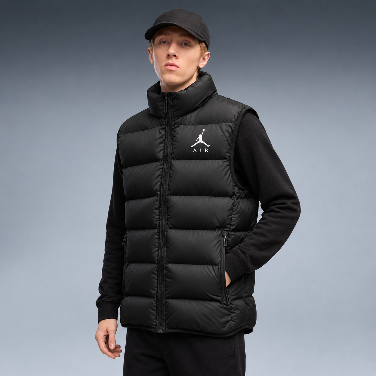 fd-gen yp-jordan-air-puffer-vest-black-50120 tres-quartos