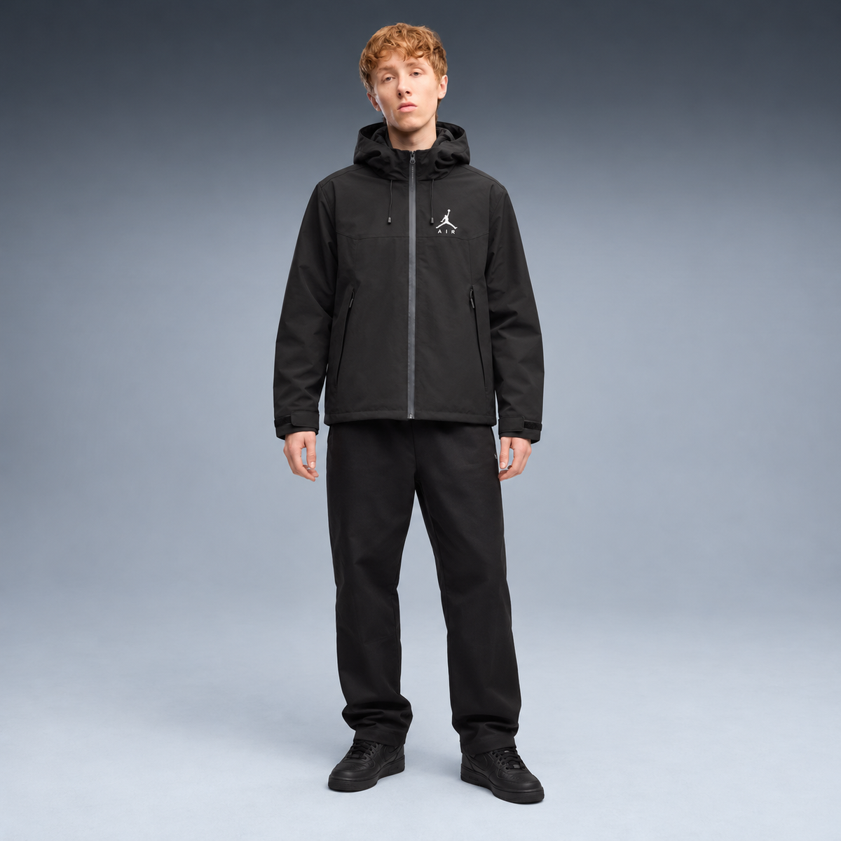 fd-gen yp-jordan-hooded-softshell-jacket-black-69145 frente