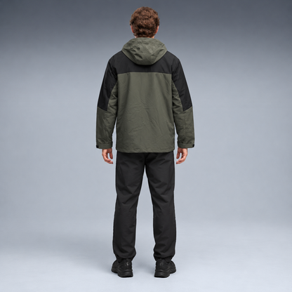 fd-gen yp-jordan-hooded-windbreaker-49964--olive-green-black costas